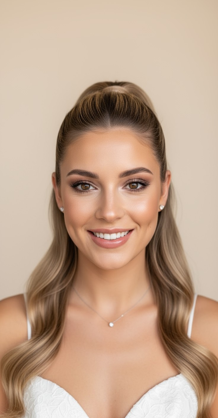 After Wedding High Ponytail